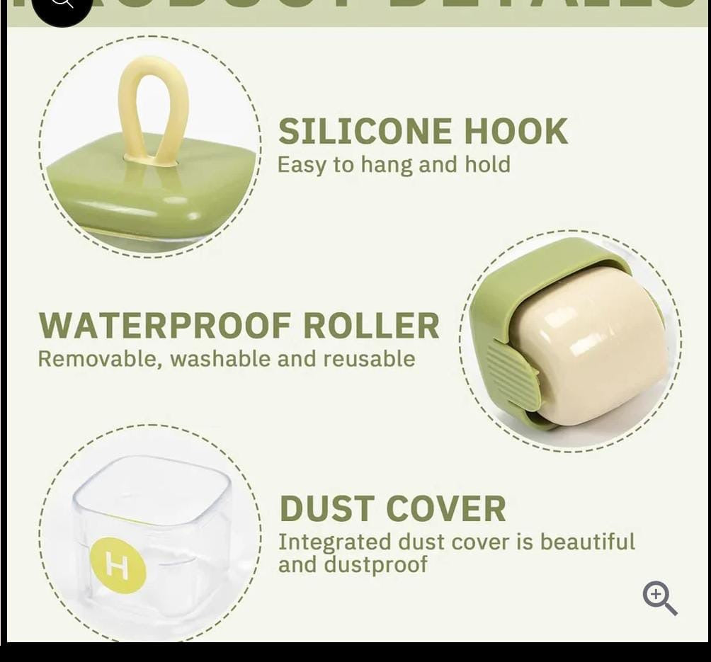 Reusable Mini Lint Remover Roller (2 Pcs)